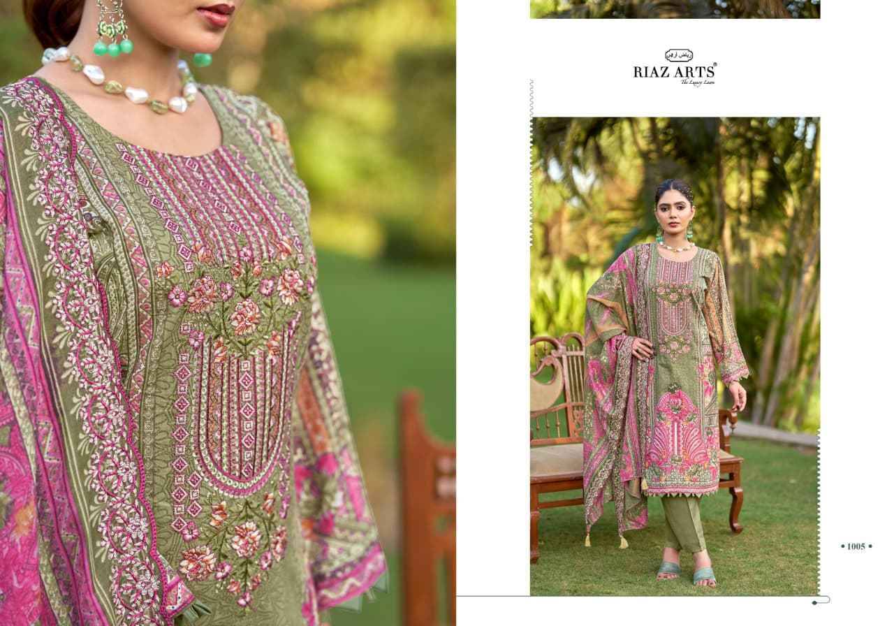 BIN SAEED FARMAISH.2 By RIAZ ARTS 1001 TO 1006 Series Beautiful Festive Suits Stylish Fancy Colorful Casual Wear & Ethnic Wear Cotton Cambric Lawn Print Dresses At Wholesale Price